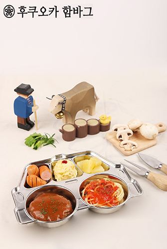 [이미지]함박스테이크와 파스타를 동시에&hellip;후쿠오카함바그, &lsquo;키즈 세트메뉴&rsquo; 출시.jpg