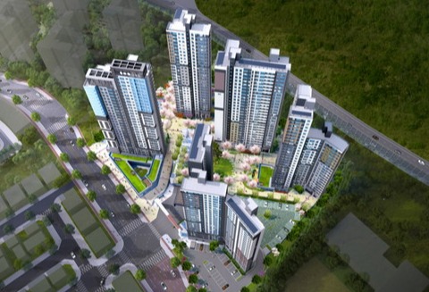 경산 하양 금호어울림 조감도