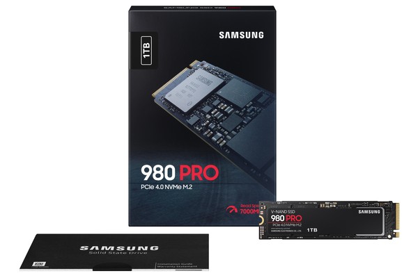 ▲삼성전자 차세대 SSD '980 PRO'