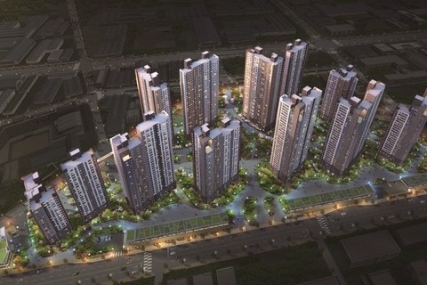 두산위브더제니스 센트럴 사하 조감도