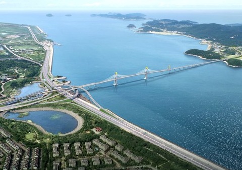 영종~신도 평화도로 조감도