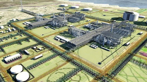 모잠비크 LNG Area 1 조감도