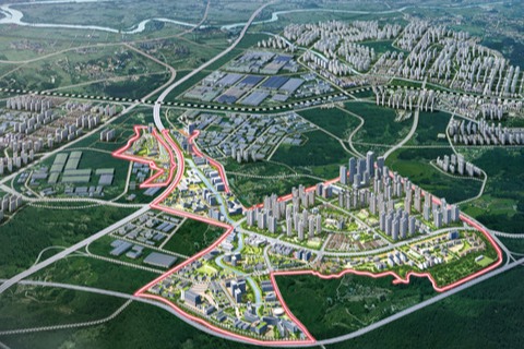 평택 브레인시티 광역조감도