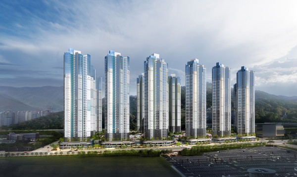 김해율하 더스카이시티 투시도