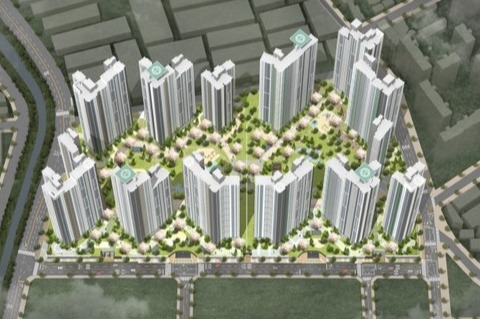 김해 푸르지오 하이엔드 조감도