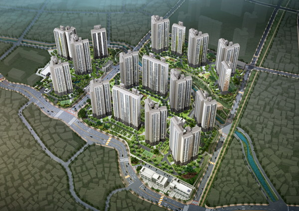 ▲창원 푸르지오 더 플래티넘 조감도