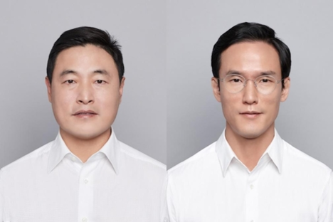 한국타이어 조현식 부회장(왼쪽)과 조현범 사장