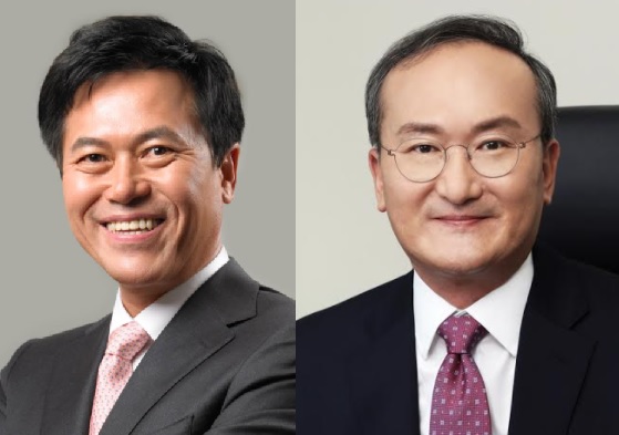 박정호 부회장(왼쪽), 이석희 사장