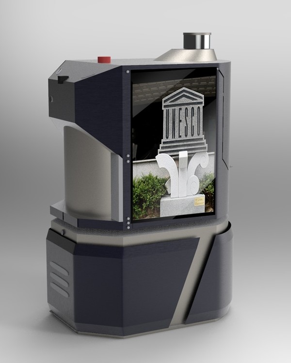 ▲5G MEC 지능형 로봇의 모습