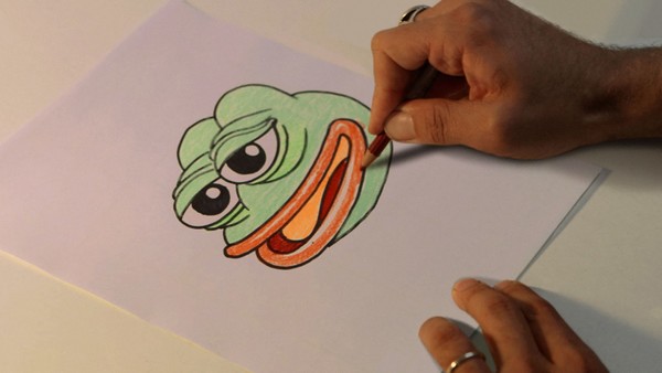 ▲개구리 캐릭터 '페페'