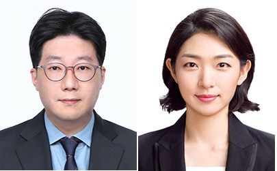 ▲(왼쪽부터) 김세준 경기대 교수, 장보은 한국외대 교수