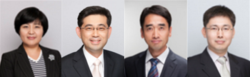 ▲ (왼쪽부터) 김미영·이희준·함용일·김영주 부원장보.