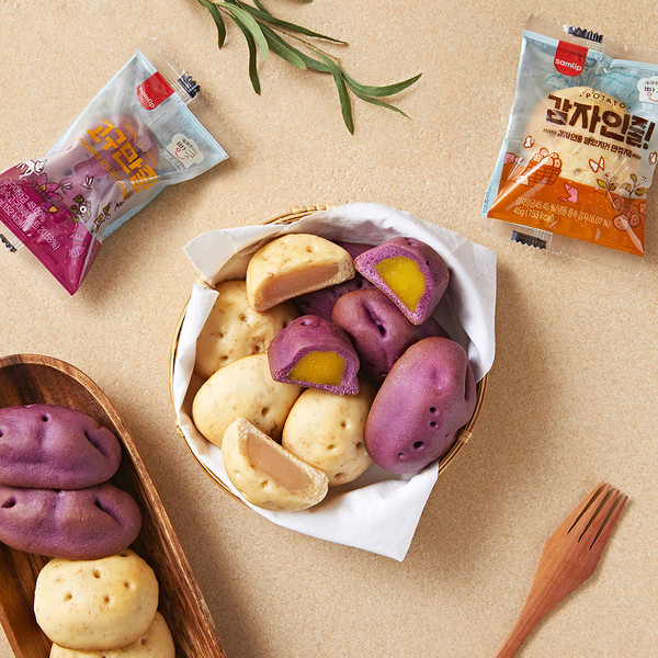 ▲농가상생 브랜드 '함께 웃어요 빵긋' 제품