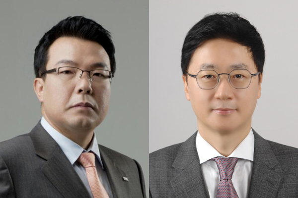 ▲박희재 부사장과 정문환 전무