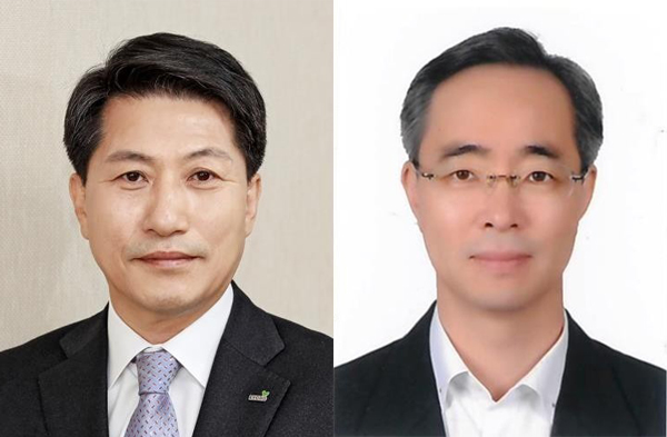 ▲박봉권 대표(왼쪽)와 이석기 대표.