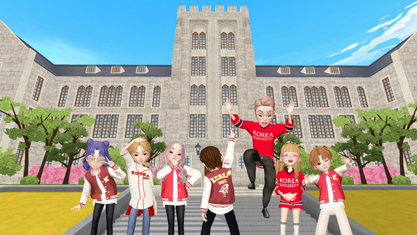 ▲이프랜드에 구현된 고려대학교.