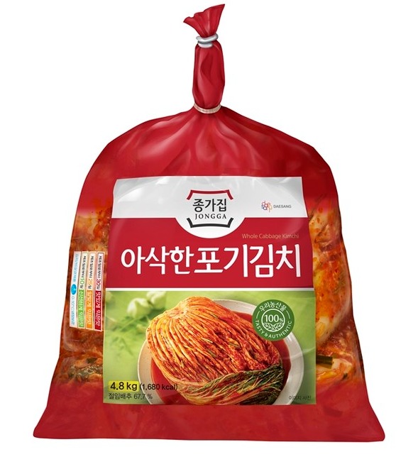 ▲대상 종가집 아삭한 포기김치