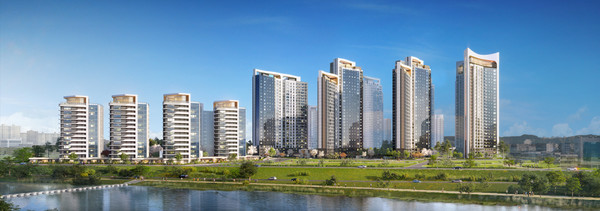 ▲DL이앤씨 수성1지구 재개발 투시도