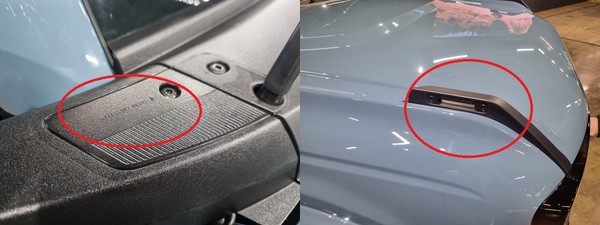 ▲액세서리 레디 장비도 있어 소비자 입맛에 맞는 연출, 설치가 가능하다.