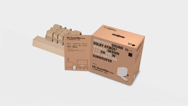 LG 사운드바(QP5) 포장재 이미지