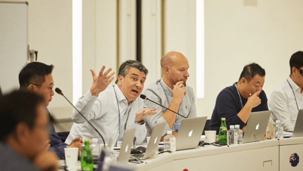 ▲현대캐피탈 해외법인 회의 현장