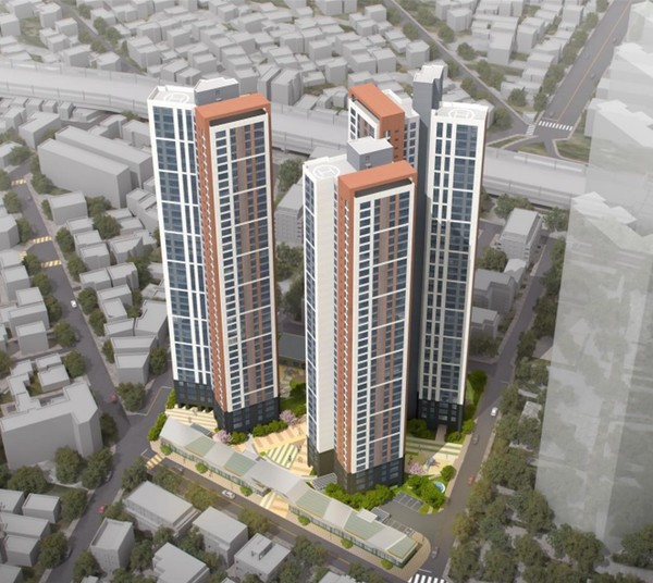 ▲ 부산 동래구 공동주택 신축공사 조감도