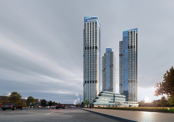 ▲한화 포레나 천안아산역 투시도