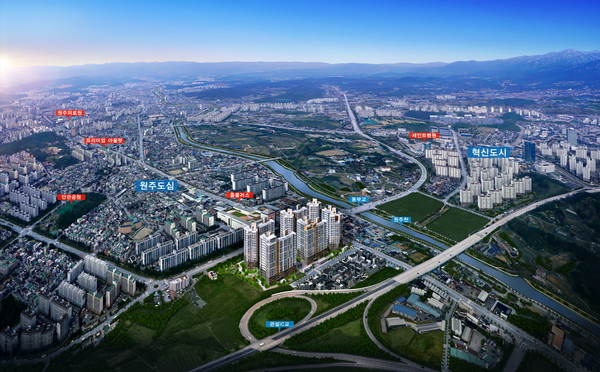 ▲ 유보라 마크브릿지 광역 조감도