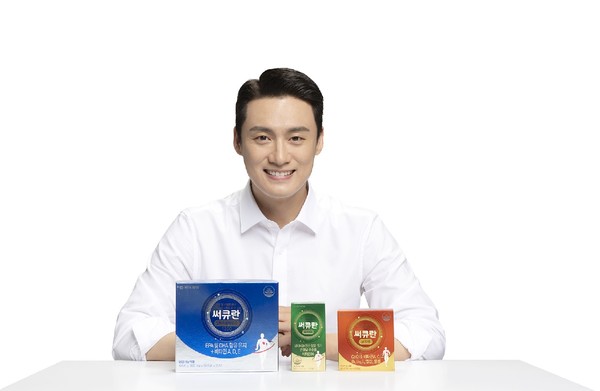 ▲동아제약 써큐란 전속모델로 발탁된 방송인 오상진 씨