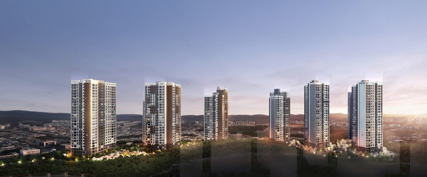 ▲ '엘리프 송촌 더 파크' 투시도