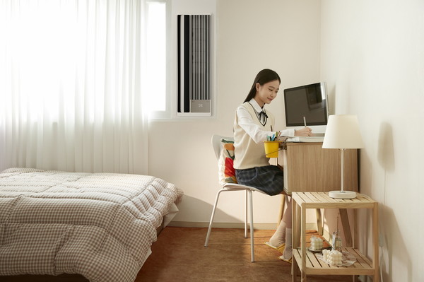 ▲LG전자 창호형 에어컨 '휘센 오브제컬렉션 엣지'