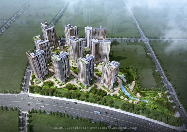 ▲ 강서자이 에코델타 조감도