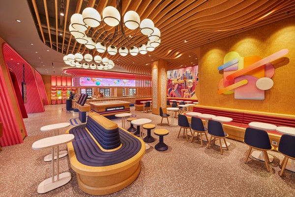 ▲플래그십 스토어 3호점 '배스킨라빈스 강남대로점' 내부