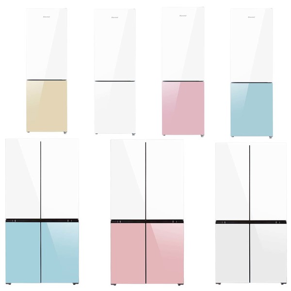 ▲캐리어냉장 ‘피트인 파스텔 냉장고 신제품