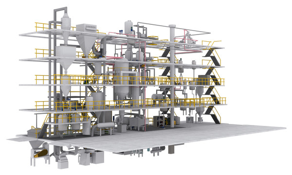 ▲ 가스화기(10t) Pilot 설비 투시도