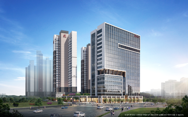 ▲ 힐스테이트 동탄 르센텀 투시도