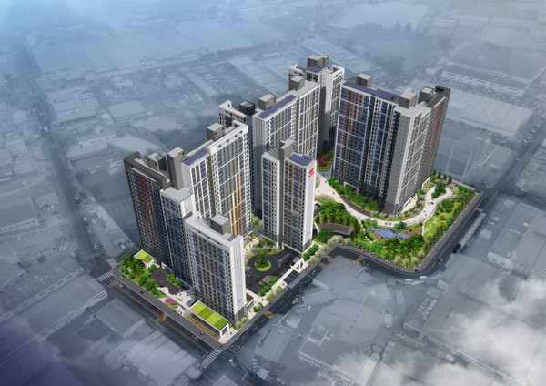 ▲ 힐스테이트 황성 조감도