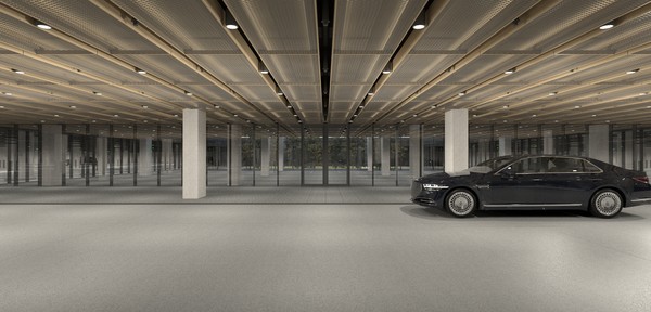 ▲ 디에이치 지하공간 커뮤니티 출입구