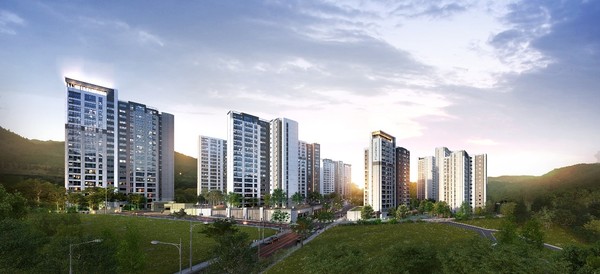 ▲ 장흥역 경남아너스빌 북한산뷰 투시도