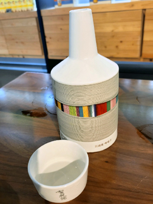 ▲국순당 양조장에서 시음한 백세고