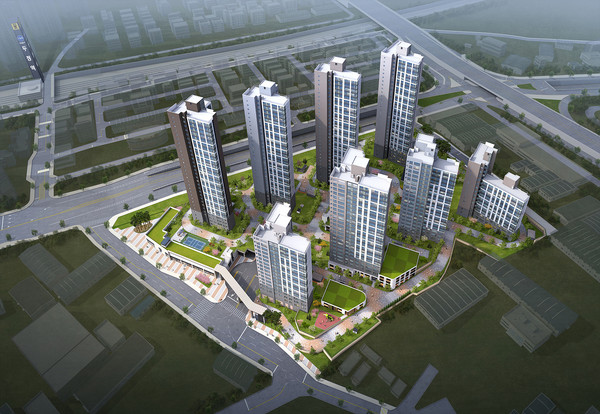 ▲ '유보라 천안 두정역' 조감도