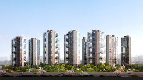 ▲ '인천 두산위브 더센트럴' 투시도