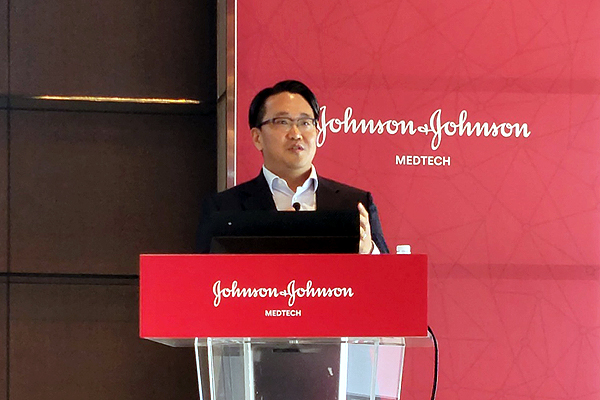 ▲한국존슨앤드존슨메디칼 오진용 북아시아 총괄사장