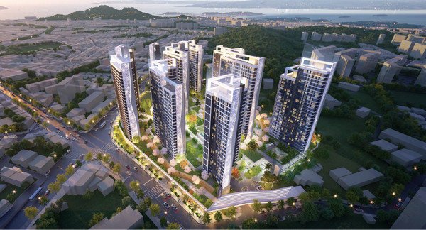 ▲ 목포 용해2단지 재건축정비사업 조감도