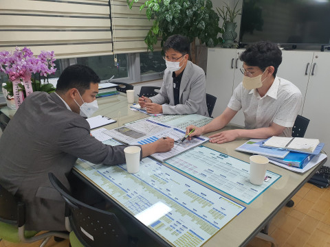 광명 7·8구역, 광명·시흥테크노밸리 등 GH 관련 광명시 현안 긴급 점검 중인 최민 의원