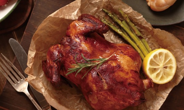 ▲퓨전 이탈리안 레스토랑 상하키친에서 선보이는 '한 마리 통닭'