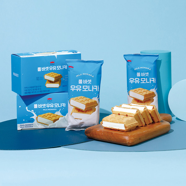 ▲폴 바셋 우유 모나카 아이스크림