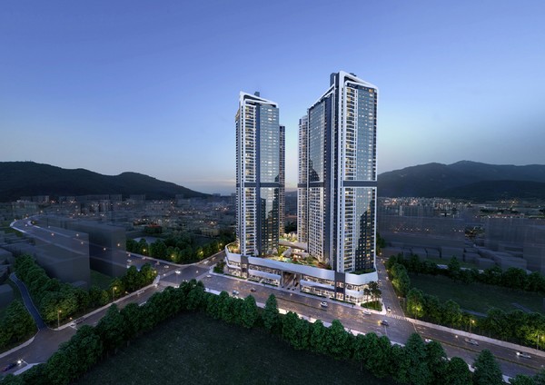 ▲ 'e편한세상 삼천포 오션프라임' 투시도