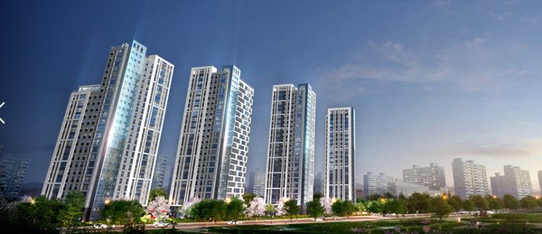 ▲ '고양 일산1-2구역 주택재개발사업' 투시도