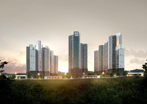 ▲ '광양 푸르지오 센터파크' 투시도